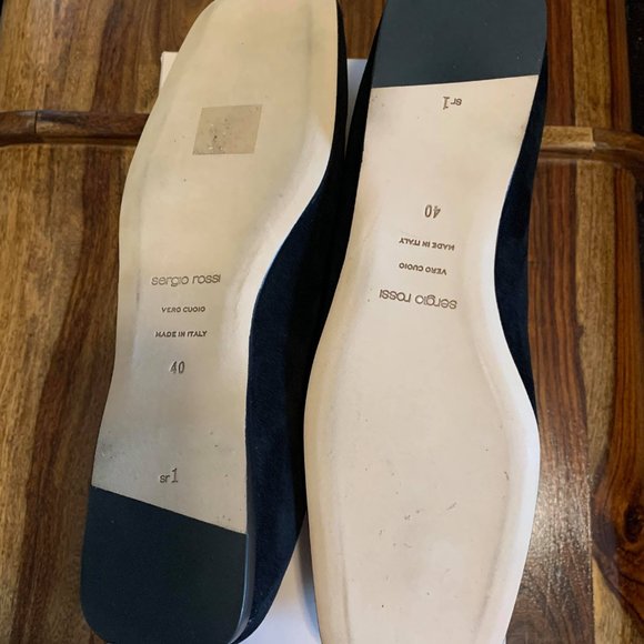 NEW. Sergio Rossi  flats, loafers Sold. - Picture 3 of 6